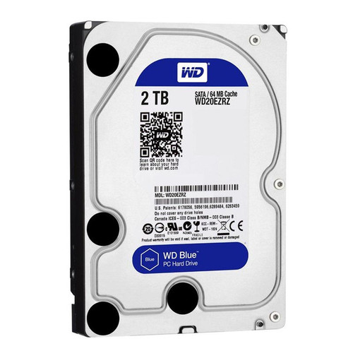 WD20EZRZ-00Z5HB0 - Western Digital 2TB 5400RPM SATA 6.0 Gbps 3.5 64MB Cache Blue Hard Drive