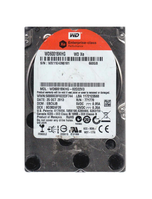 WD WD6001BKHG-02D22V3 Upgrade with Server Hard Drive