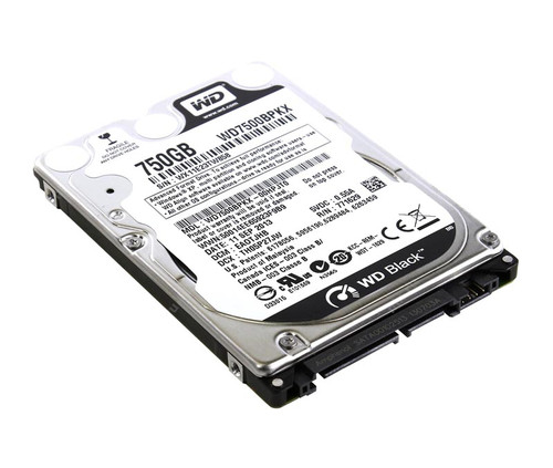 WD7500BPKX-60HPJT0 - Western Digital 750GB 7200RPM SATA 6.0 Gbps 2.5 16MB Cache Black Hard Drive