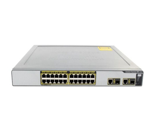 WS-CE500-24PC - Cisco 24-Port 10/100 PoE 2x Gigabit SFP Network Switch