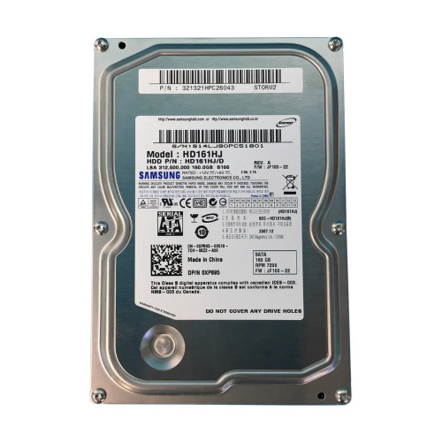 XP895 - Dell 160GB 7200RPM SATA 3.5" HDD with Tray