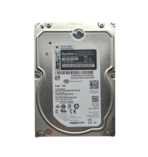 00YK608 - Lenovo 6TB 7200RPM SAS 12Gb/s 3.5" HDD