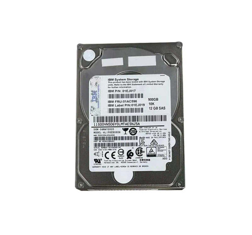 IBM 01AC596 900GB 10000RPM SAS 12Gb/s 2.5-Inch HDD for V5000 G2