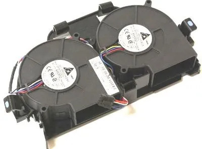 HH668 - Dell 12V DC Dual Fan Blower Assembly