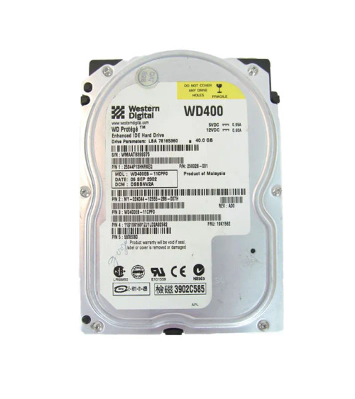 02K044I - Dell 40GB 7200RPM ATA-100 2MB 3.5" HDD