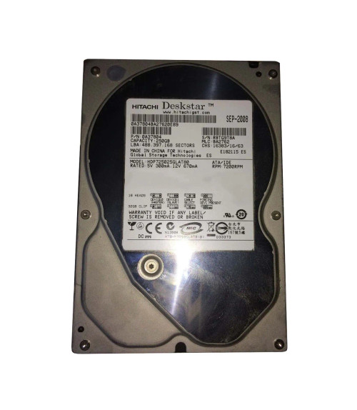 0A37804 - Hitachi 250GB 7200RPM IDE ATA/133 8MB 3.5" HDD