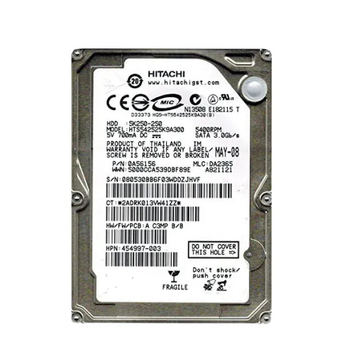 0A56156 - Hitachi 250GB 5400RPM SATA 8MB 2.5" HDD