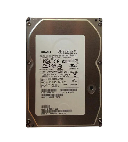 0B22157 - Hitachi 73GB 15000RPM Fibre Channel 4Gb/s 3.5" HDD