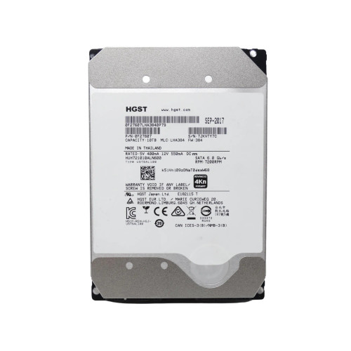 0F27607 - HGST 10TB 7200RPM SATA 6Gb/s 3.5" HDD