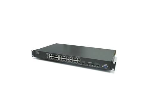 0F5406 - Dell PowerConnect 5324 24 x Ports 10/100/1000Base-T + 4 x Shared SFP Ports Layer2 Managed 1U Rack-mountable Gigabit Ethernet Network Switch