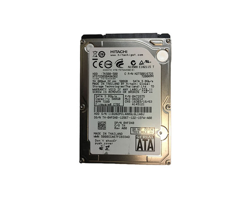 0HFDX0 - Dell 500GB 7200RPM SATA 2.5" 16MB HDD