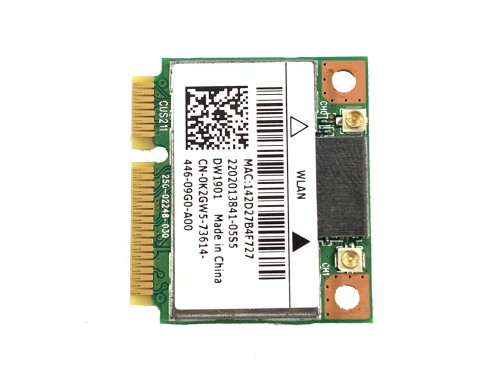 K2GW5 - Dell 802.11b/g/n Bluetooth PCIe Half-Height Mini WLAN Card
