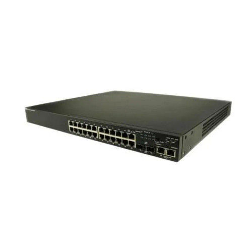 0K690K - Dell 24-Port PoE 10/100 + 2 SFP Managed Stackable Network Switch