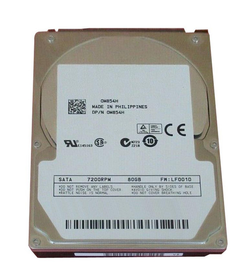 0M854H - Dell 80GB 7200RPM SATA 3Gb/s 2.5" HDD