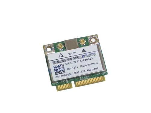 Dell K5Y6D Wireless 1397 4312bg Half Height Mini Card