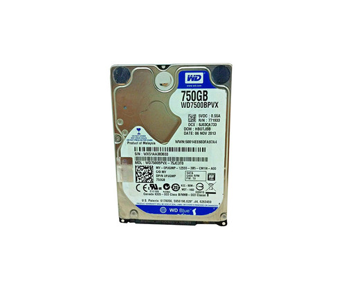 0PJGMP - Dell 750GB 5400RPM SATA 6Gb/s 2.5-Inch Hard Drive