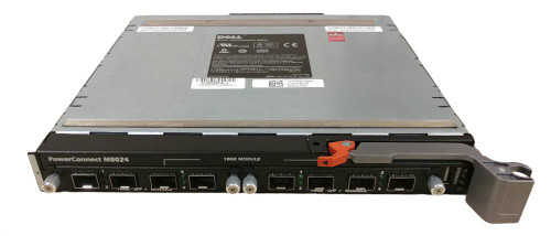 0W9XC3 - Dell PowerConnect M-Series M8024 24 x Ports SFP+ 10GBase-T 10 Gigabit Ethernet Layer3 Managed Switch Module for M1000E Blade Enclosure