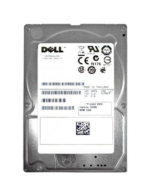 0XX230 - Dell 160GB 7200RPM SATA 2.5" HDD