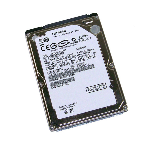 0Y30052 - Hitachi Travelstar 5K500.B 250GB 5400RPM SATA 3Gb/s 8MB Cache 2.5-inch Hard Drive