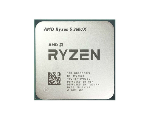 100-000000022 - AMD Ryzen 5 3600X Hexa-core 6 Core 3.8GHz 32MB L3 Cache Socket AM4 Processor