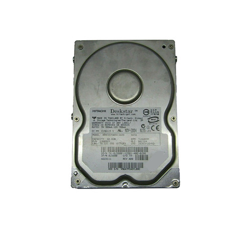 13G0869 - Hitachi Deskstar 7K250 Series 40GB 7200RPM SATA 1.5Gb/s 8MB Cache 3.5-inch Hard Drive