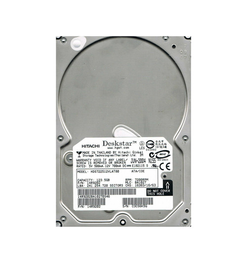 14R9202 - Hitachi 120GB 7200RPM IDE ATA-100 8MB 3.5" HDD