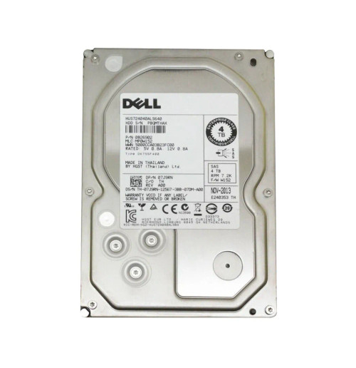07J9RN - Dell 4TB 7200RPM SAS 6Gb/s 3.5" Nearline HDD