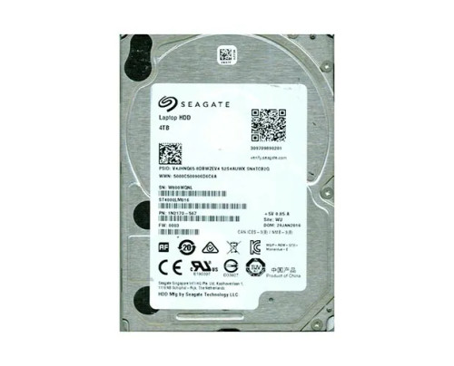 1N2170-567 - Seagate 4TB 5400RPM SATA 6Gb/s 128MB 2.5" HDD