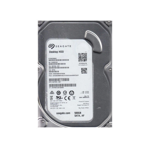 1SB10A-021 - Seagate 500GB SATA 6Gb/s 7200RPM 3.5" HDD