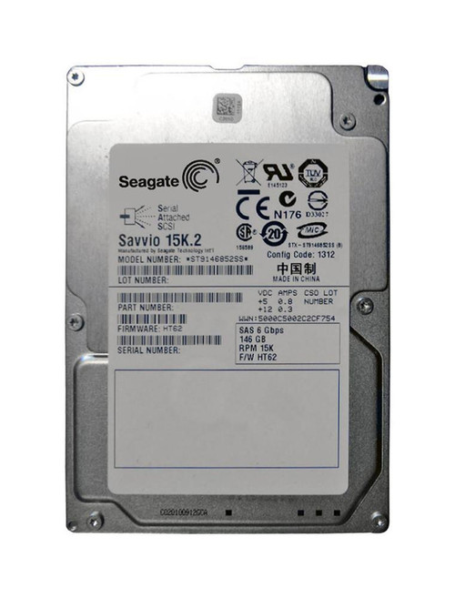 ST9146852SS-HPE - Seagate 146.8GB 15000RPM SAS 6Gb/s 2.5" HDD
