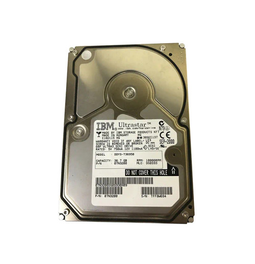 07N3200 - IBM 36.4GB 10000RPM Ultra160 SCSI 3.5" HDD
