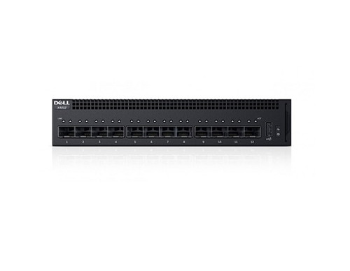 210-AEOQ - Dell Networking X Series X4012 12 x SFP+ Ports 10GbE Layer 2 Managed 1U Rack-mountable Gigabit Ethernet Network Switch