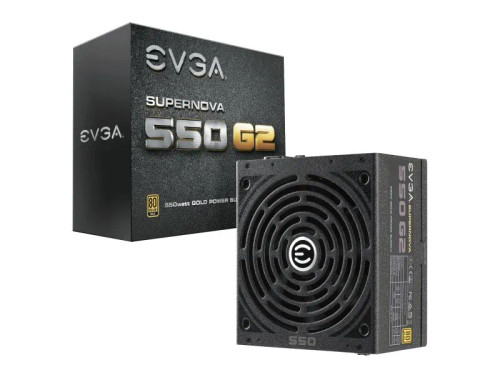 220-G2-0550-Y1 - EVGA 550W 80-Plus Gold Fully Modular Power Supply