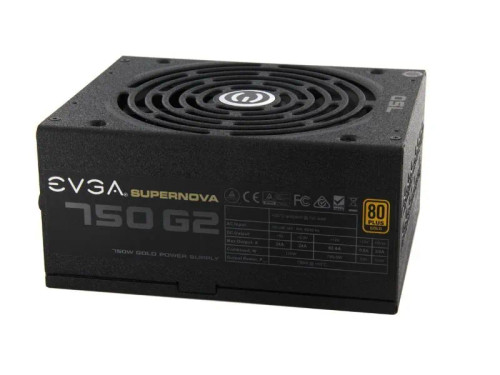 220-G2-0750-XR - EVGA 750W 80-Plus Gold ATX Fully Modular Power Supply