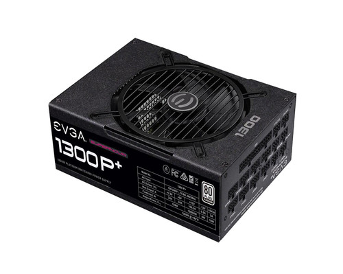 220-PP-1300-X1 - EVGA SuperNOVA P+ 1300-Watts 100-240V AC 80-Plus Platinum 24-Pin ATX Power Supply