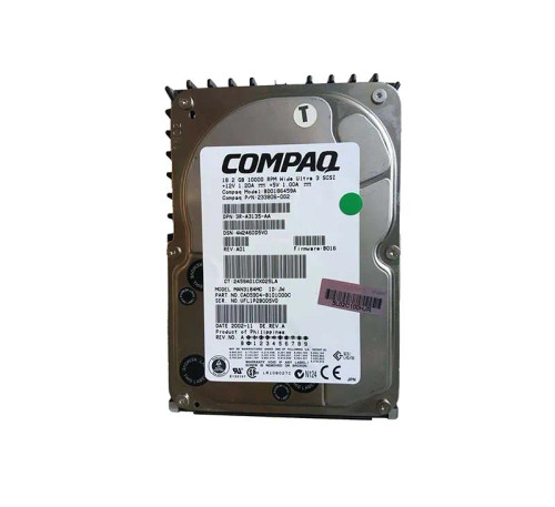 233806-002 - HP 18.2GB 10000RPM Ultra160 SCSI 3.5-Inch Hard Drive