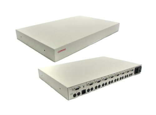 242695-001 - Compaq 8-Port 1U Rackmount KVM Switch