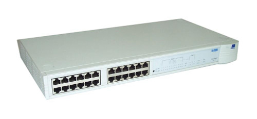 3C16450 - 3Com 24-Port 10Base-T Rack-Mountable Stackable Hub