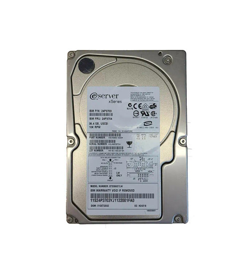 24P3703 - IBM 36.4GB 10000RPM Ultra320 SCSI 3.5" HDD