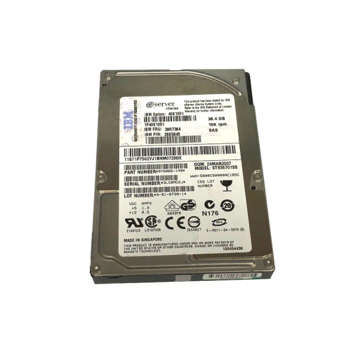 26K5849 - IBM 36.4GB 10000RPM SAS 3Gb/s 2.5" Hot-Swap HDD
