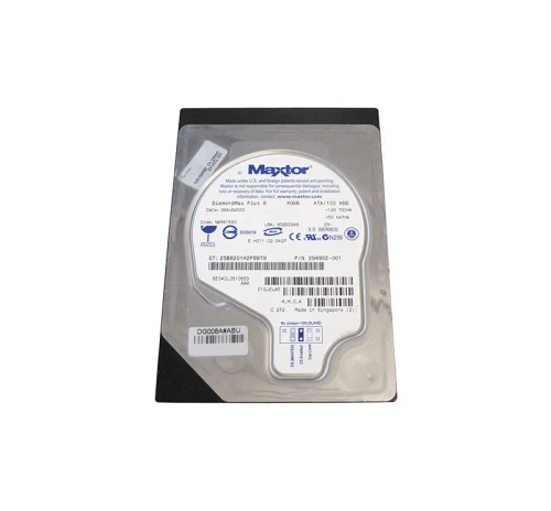 294932-001 - Compaq 40GB 7200RPM IDE ATA/133 3.5" HDD