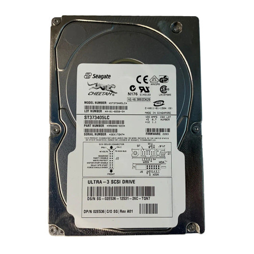 2E536 - Dell 73GB 10000RPM Ultra160 SCSI 3.5" HDD