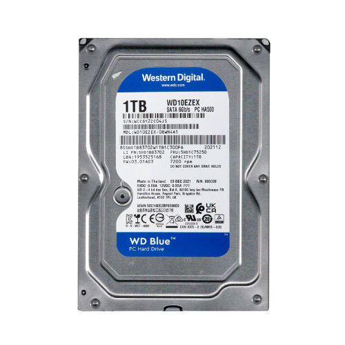 WD10EZEX-08WN4A1 - Western Digital 1TB 7200RPM SATA 6Gb/s 64MB 3.5" HDD