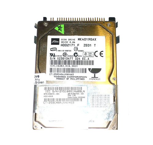 309473-001 - HP 40GB 5400RPM IDE ATA-100 2.5" HDD