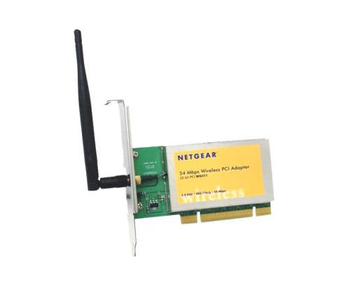 WG311CN - NetGear 54Mbps 802.11g/b 2.4GHz PCI Wireless Network Adapter