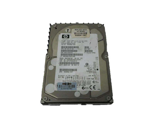 340852-057 - HP 9.1GB 10000RPM Ultra-160 SCSI 68-Pin 3.5" HDD