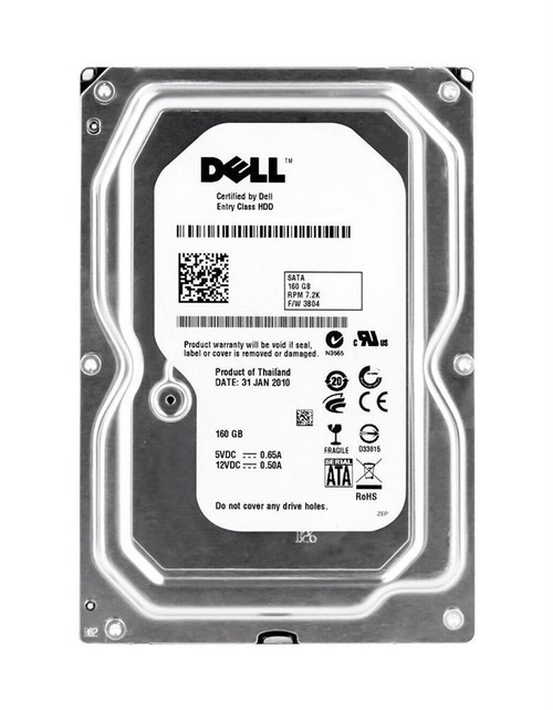 Dell 160GB 7200RPM SATA 3.5 HDD for ProLiant DL360p Gen8 servers