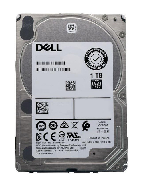 Dell 1TB 7200RPM SATA Hard Drive for Servers - 3.5-Inch - Part # 341-5882