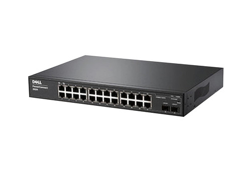 552311118 - Dell PowerConnect 2800 Series 2824 24 x Ports 10/100/1000Base-T + 2 x SFP Combo Ports Layer2 Managed 1U Rack-mountable Gigabit Ethernet Network Switch