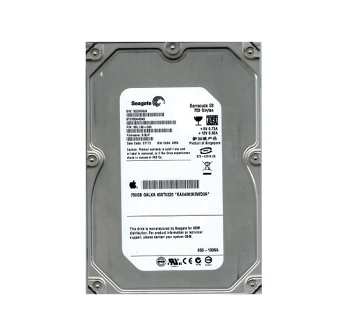 9BL148-045 - Seagate BarraCuda ES Series 750GB 7200RPM SATA 3Gb/s 16MB Cache 3.5-Inch Hard Drive